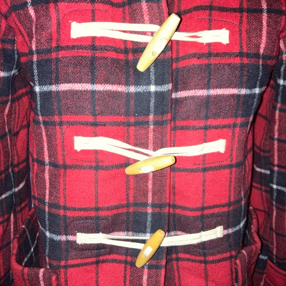 Gap Plaid Toggle Coat - image 3